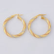 Candongas Lula 2.5 g / 2.7 cm Tres Oros 18K