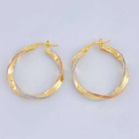 Candongas Maryal 2.05 g / 2.6 cm Tres Oros 18K