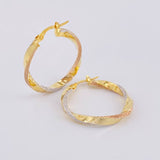 Candongas Maryal 2.05 g / 2.6 cm Tres Oros 18K