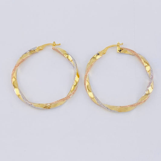 Candongas Maryal 2.9 g / 3.7 cm Tres Oros 18K