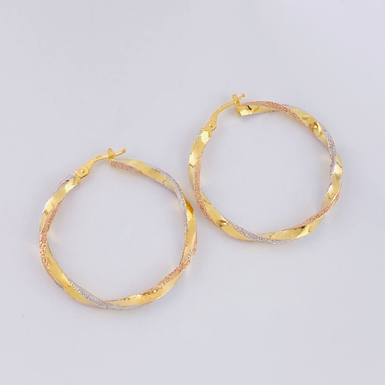 Candongas Maryal 2.9 g / 3.7 cm Tres Oros 18K