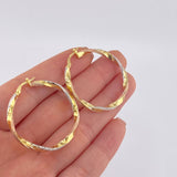 Candongas Maryal 2.9 g / 3.7 cm Tres Oros 18K