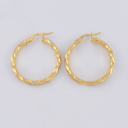 Candongas Ale 2.4 g / 2.5 cm Tres Oros 18K