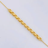 Pulso Aro Seguido Estrellado 2.55 g / 18 cm / 0.7 mm Oro Amarillo 18K