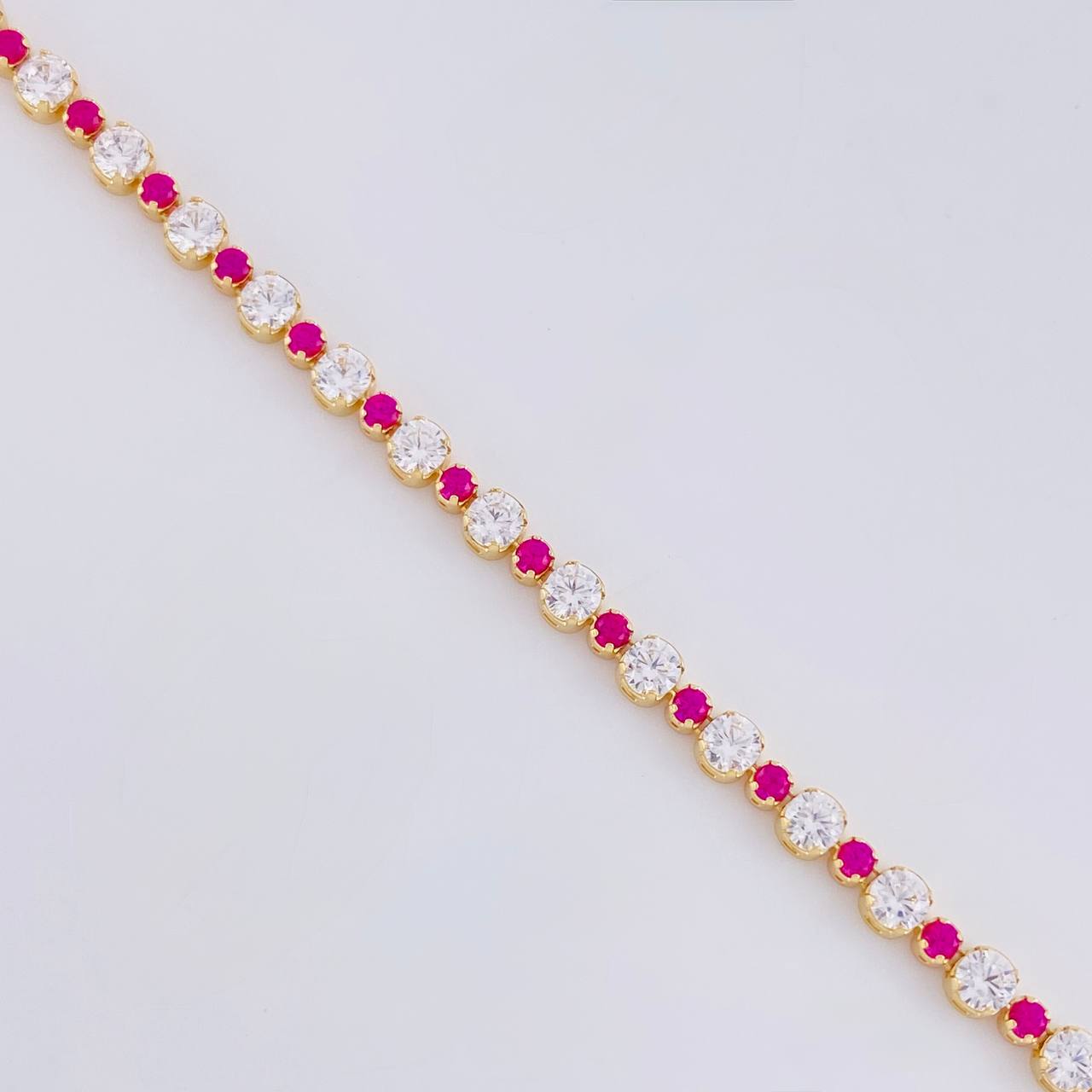 Pulso Tenis Burbuja 3.6 g / 15 cm / 3.1 mm Oro Amarillo 18K