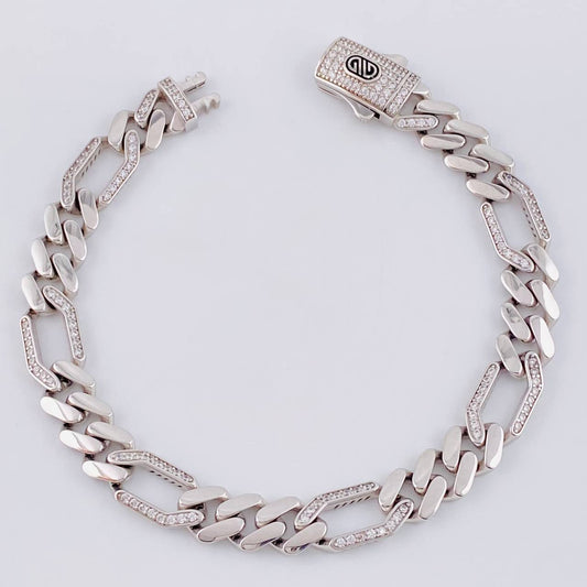 Pulso Figaro Monaco 17.5 g / 21 cm / 8.7 mm Oro Blanco 18K