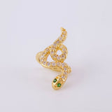 Piercing Earcuff Simulador Serpiente 1.55 g / 2 cm Oro Amarillo 18K
