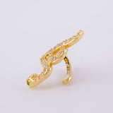 Piercing Earcuff Simulador Serpiente 1.55 g / 2 cm Oro Amarillo 18K