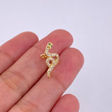 Piercing Earcuff Simulador Serpiente 1.55 g / 2 cm Oro Amarillo 18K