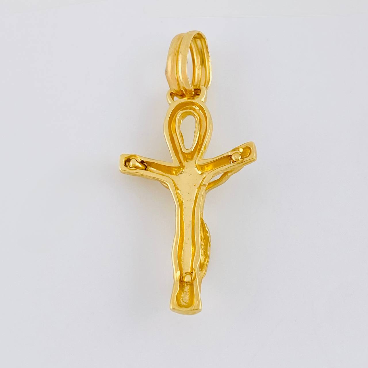 Dije Cruz Cristo Ansada 5.55 g / 4 cm Oro Amarillo 18K