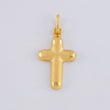 Dije Cruz Mate 1.2 g / 2.5 cm Oro Amarillo 18K