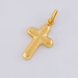 Dije Cruz Mate 1.15 g / 2.5 cm Oro Amarillo 18K