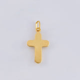Dije Cruz Mate 1.2 g / 2.5 cm Oro Amarillo 18K