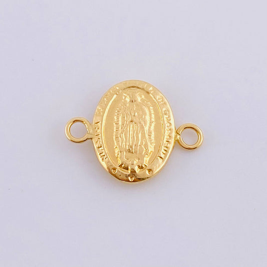 Herraje Virgen Guadalupe 0.5gr / 1.5cm / Oro 18K