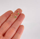 Candongas Dije Mariposa 0.65g / 1.2cm Oro Amarillo 18K