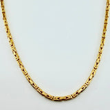 Cadena Peruana 24gr / 60cm / 2.2mm Oro Amarillo +3 18K ©