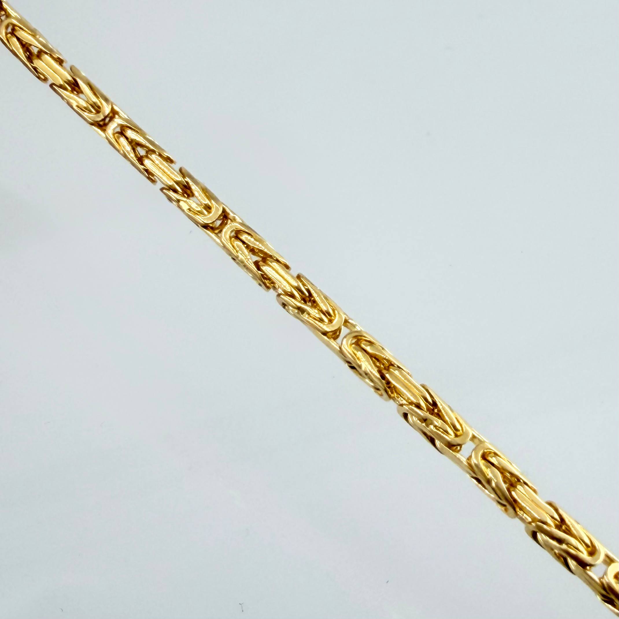 Cadena Peruana 24gr / 60cm / 2.2mm Oro Amarillo +3 18K ©
