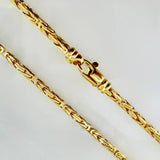 Cadena Peruana 24gr / 60cm / 2.2mm Oro Amarillo +3 18K ©