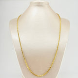 Cadena Peruana 24gr / 60cm / 2.2mm Oro Amarillo +3 18K ©