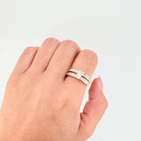 Anillo Solitario Media Alianza 4.8gr / T8 / Oro Amarillo 18K