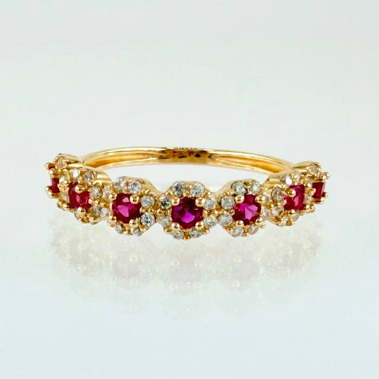 Anillo Churumbela Tupido 2.15gr / T5 3/4 / Oro Amarillo 18K