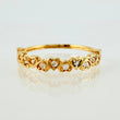 Anillo Corazones Intercalados 1.8gr / T7 1/2 / Oro Amarillo 18K
