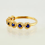 Anillo Churumbela Tupido 2.3gr / T6 3/4 / Oro Amarillo 18K