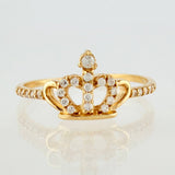 Anillo Corona 1.55gr / T7 1/4 / Oro Amarillo 18K