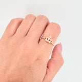 Anillo Corona 1.55gr / T7 1/4 / Oro Amarillo 18K