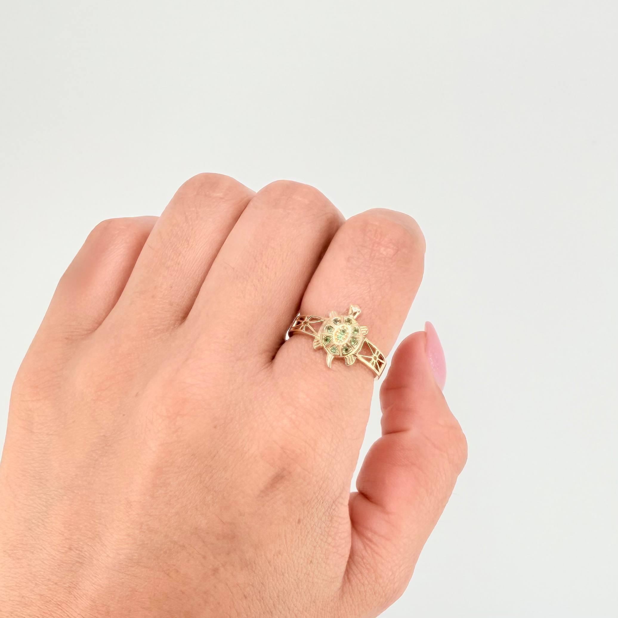 Anillo Tortuga 2.35gr / T6 / Oro Amarillo 18K