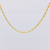 Cadena Plano Escamado 3.05gr / 40cm / 2.1mm Oro Amarillo +3 18K ©