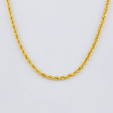 Cadena Lazo 2.9gr / 45cm / 2.15mm Oro Amarillo +3 18K *