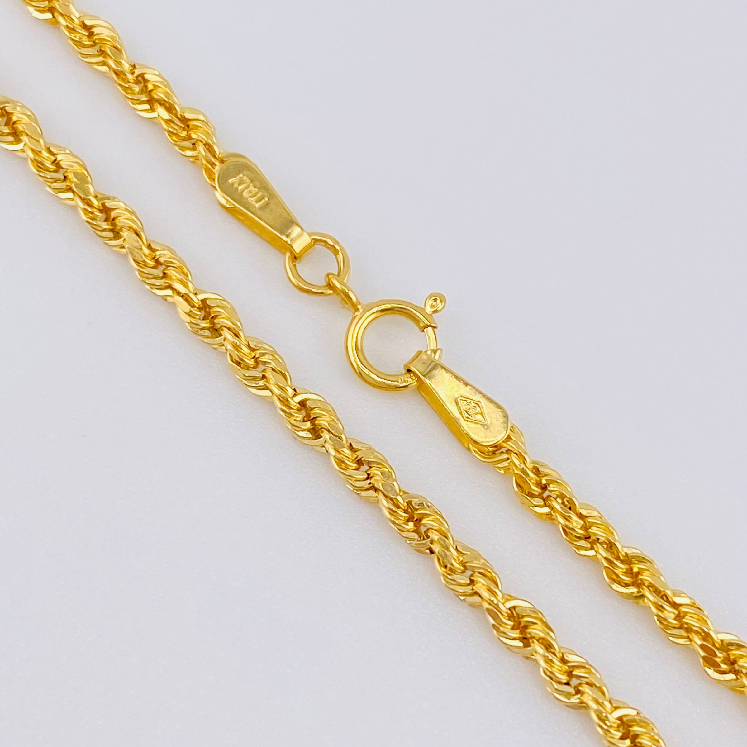 Cadena Lazo 2.9gr / 45cm / 2.15mm Oro Amarillo +3 18K *