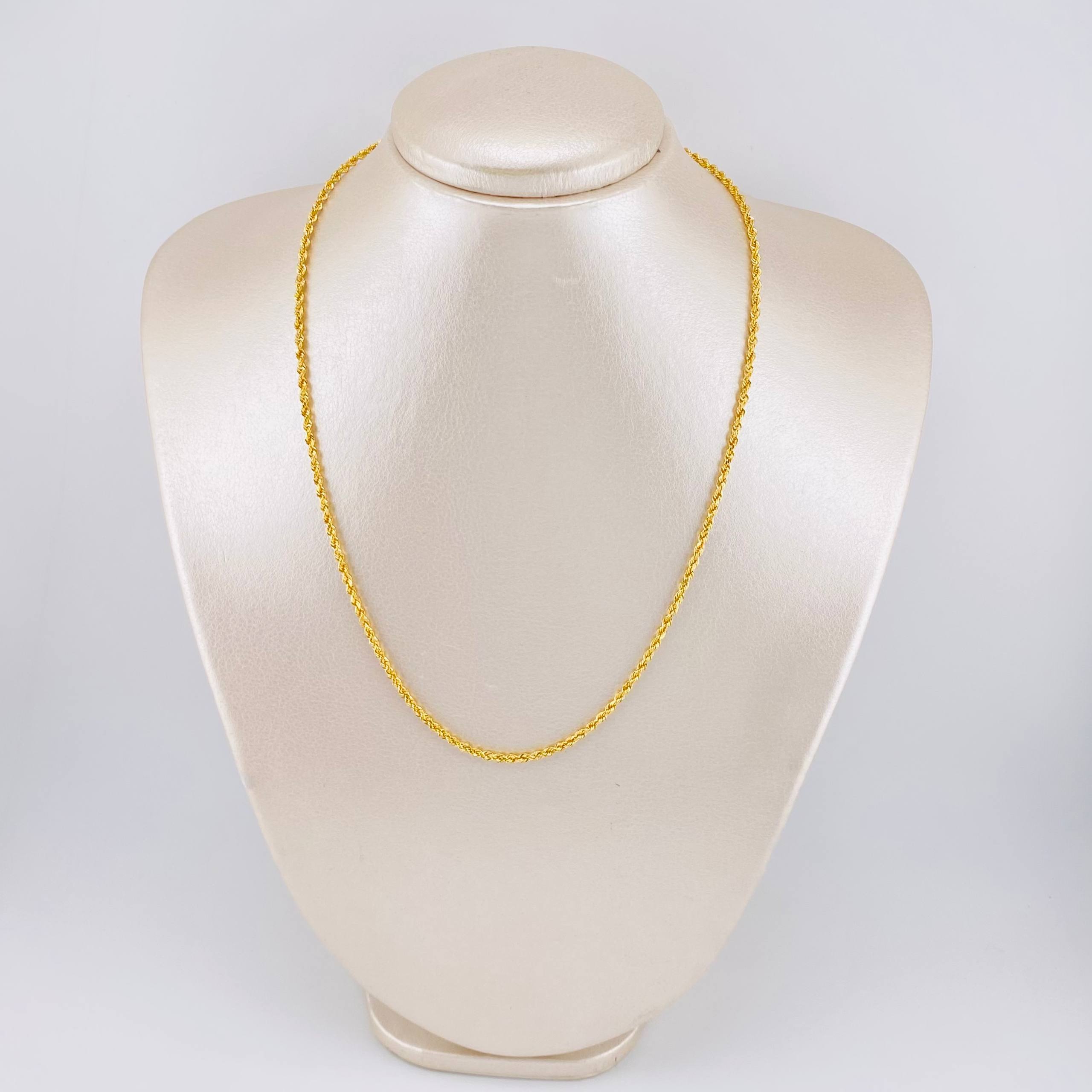 Cadena Lazo 2.9gr / 45cm / 2.15mm Oro Amarillo +3 18K *