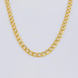 Cadena Cubana 4.8g / 60cm / 3mm Oro Amarillo 18K