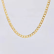 Cadena Cubana 4.8g / 60cm / 3mm Oro Amarillo 18K