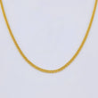 Cadena Cubana Reticulada 3.2gr / 60cm / 2.05mm Oro Amarillo +3 18K