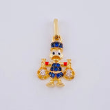 Dije Pato Bolsa Dinero 1.45gr / 2.4cm / Oro Amarillo 18K *