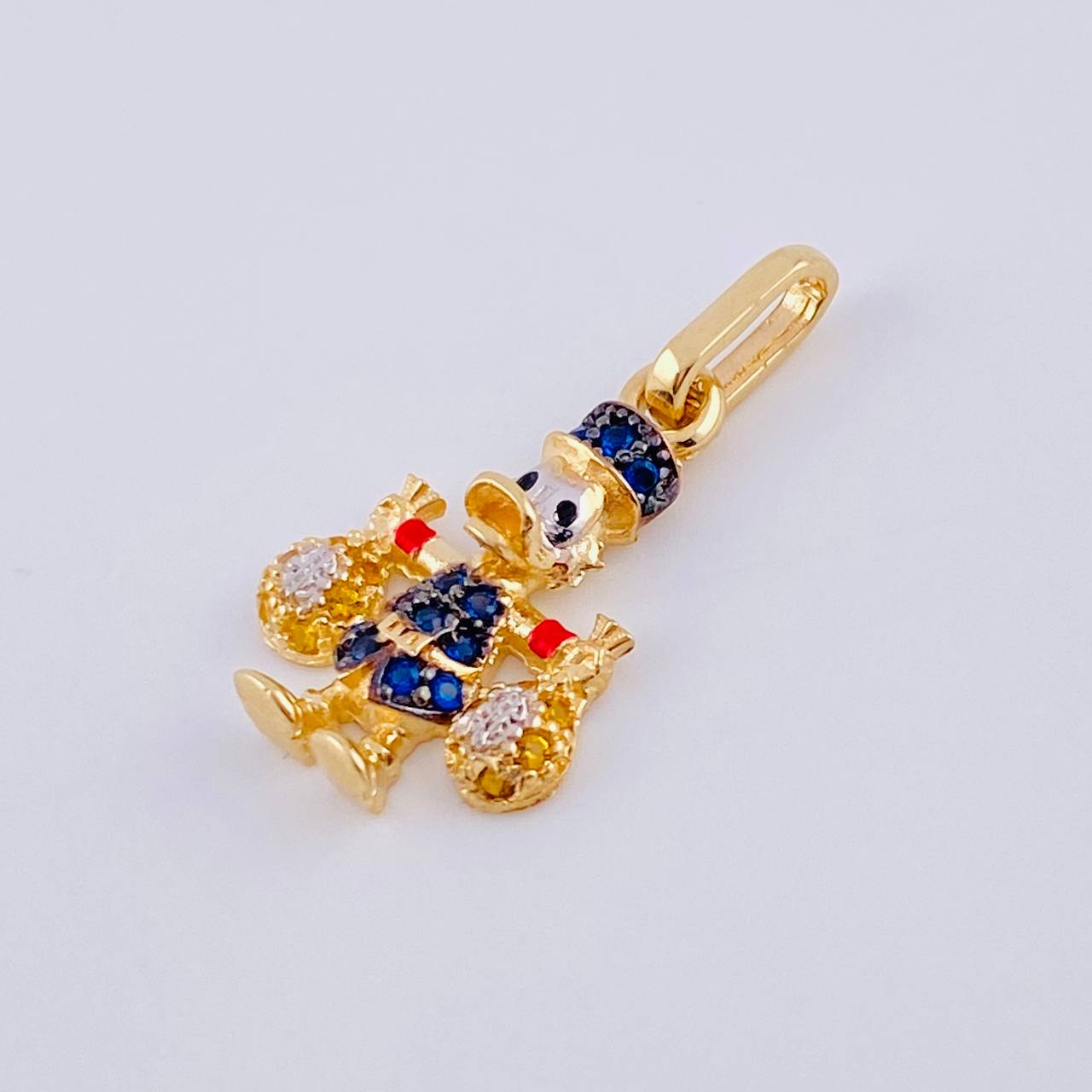 Dije Pato Bolsa Dinero 1.6gr / 2.3cm / Oro Amarillo 18K ©