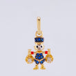 Dije Pato Bolsa Dinero 1.6gr / 2.3cm / Oro Amarillo 18K