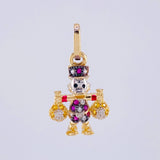Dije Pato Bolsa Dinero 1.6gr / 2.4cm / Oro Amarillo 18K