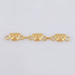 Herraje Retazo Cara De Oso 0.85 g / 4 cm Oro Amarillo 18K
