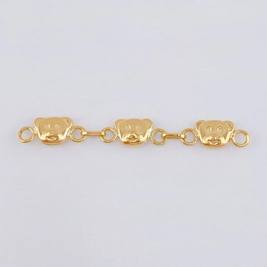 Herraje Retazo Oso 0.85 g / 4.1 cm Oro Amarillo 18K