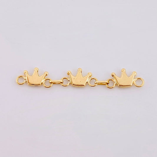 Herraje Retazo Coronas 0.85 g / 4 cm Oro Amarillo 18K