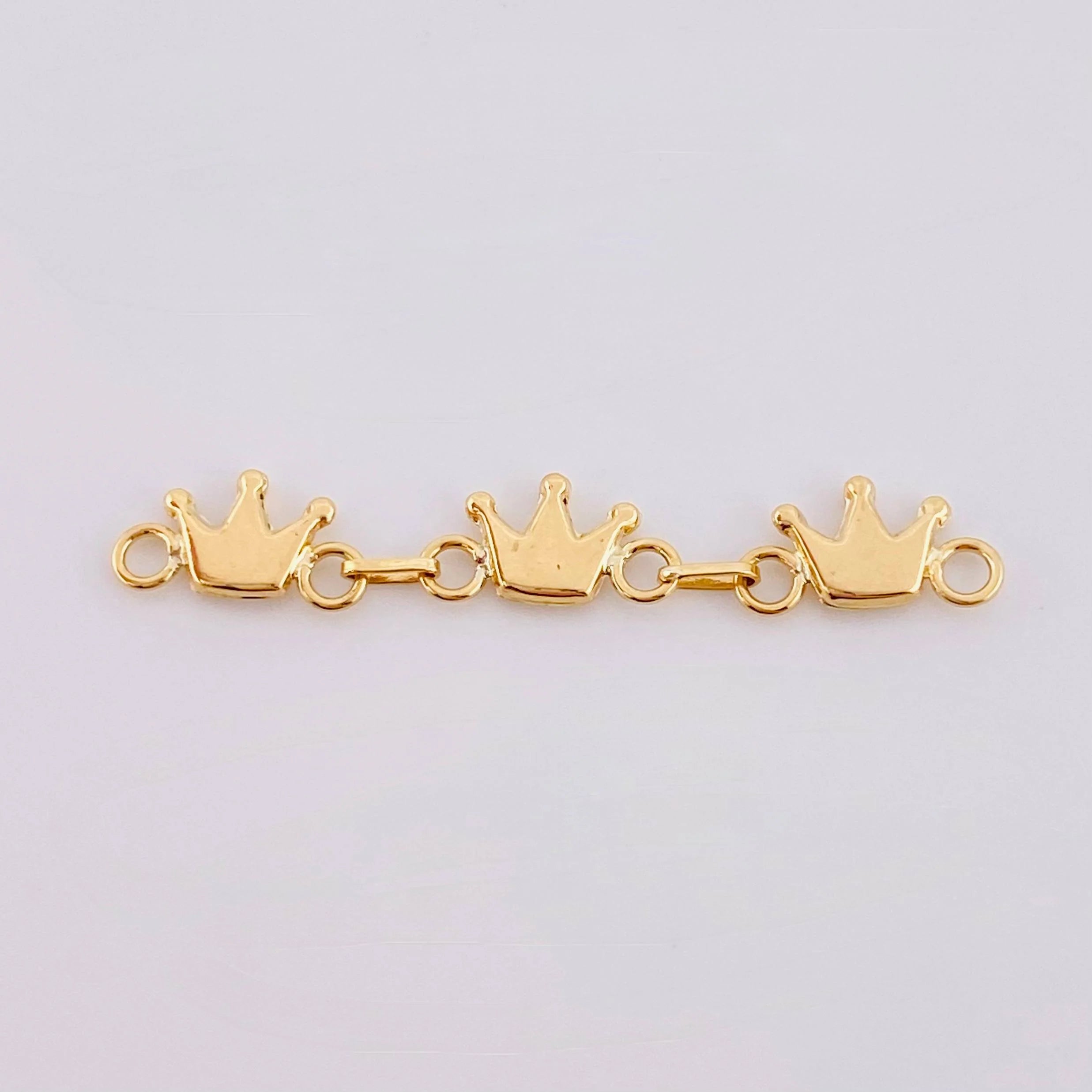 Herraje Retazo Coronas 0.85 g / 4 cm Oro Amarillo 18K