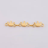 Herraje Retazo Corona 0.85 g / 4 cm Oro Amarillo 18K