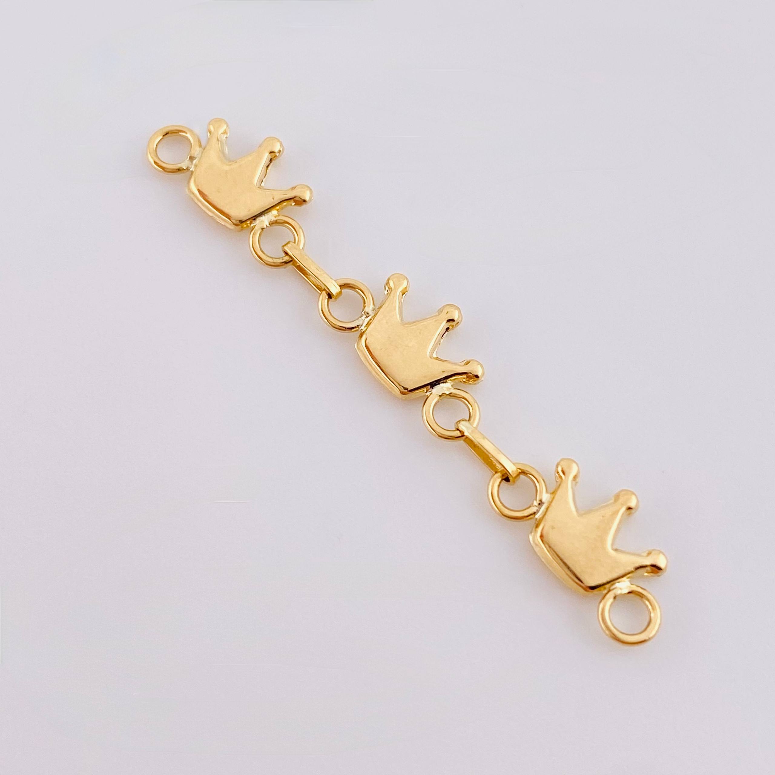 Herraje Retazo Corona 0.85 g / 4 cm Oro Amarillo 18K