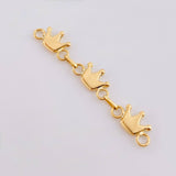 Herraje Retazo Corona 0.85 g / 4 cm Oro Amarillo 18K