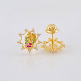 Topos Virgen Guadalupe 1.3 g / 1 cm Oro Amarillo 18K