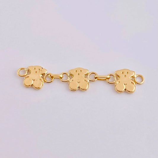 Herraje Retazo Ositos 1 g / 3.8 cm Oro Amarillo 18K